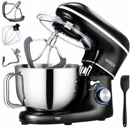 ROBOT KUCHENNY PLANETARNY MIKSER Z MISĄ KERCH MYCHEF 4000W BLACK 6,2L(ROBOT KUCHENNY PLANETARNY MIKSER Z MISĄ KERCH MYCHEF 4000W BLACK 6)
