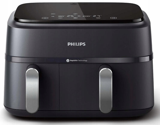 FRYTKOWNICA BEZTŁUSZCZOWA PHILIPS AirFryer Ovi Dual NA351/00 2750W 9L(FRYTKOWNICA BEZTŁUSZCZOWA PHILIPS AirFryer Ovi Dual NA351/00 2750W 9L)