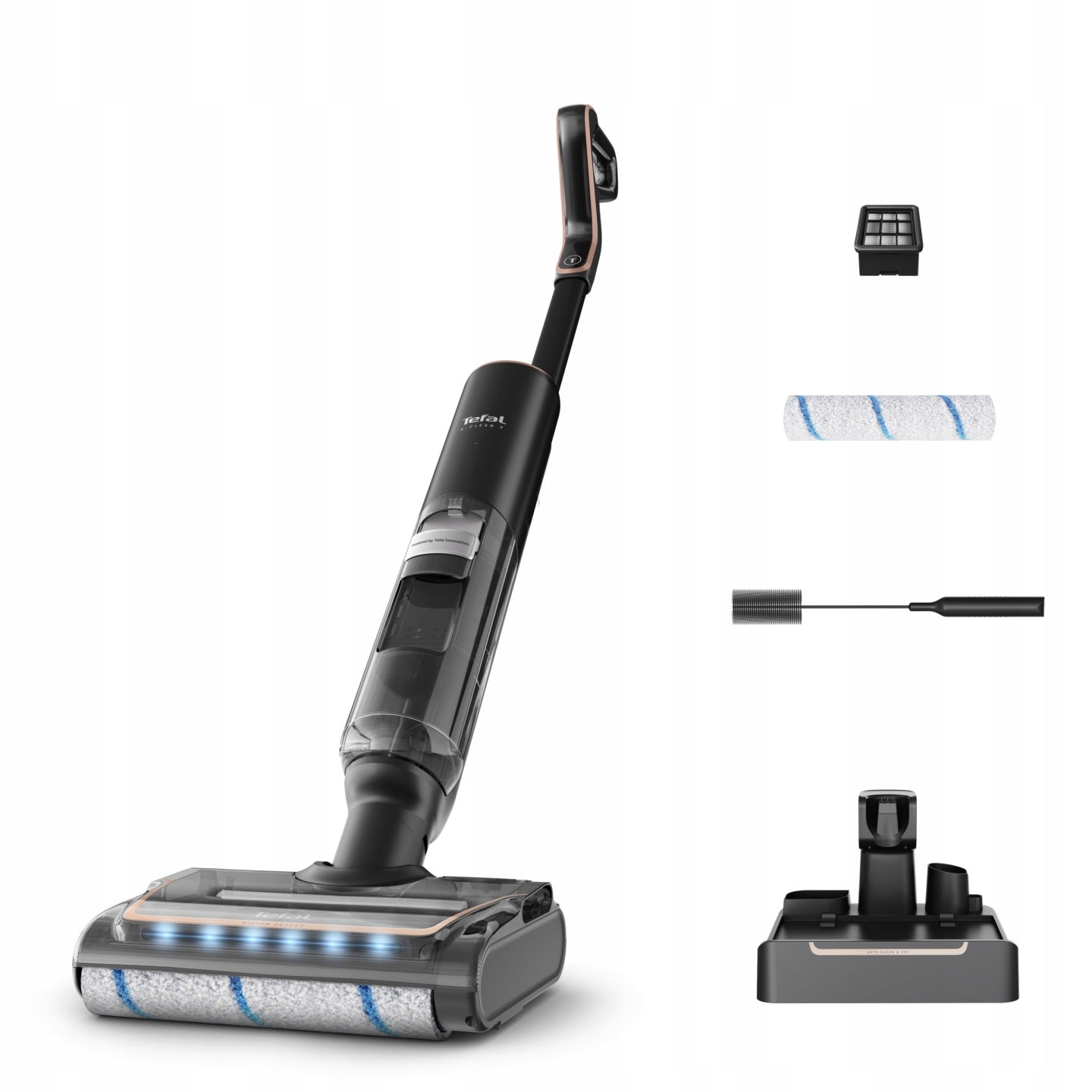 Odkurzacz pionowy bezprzewodowy myjący Tefal X-Clean 7 GF5736