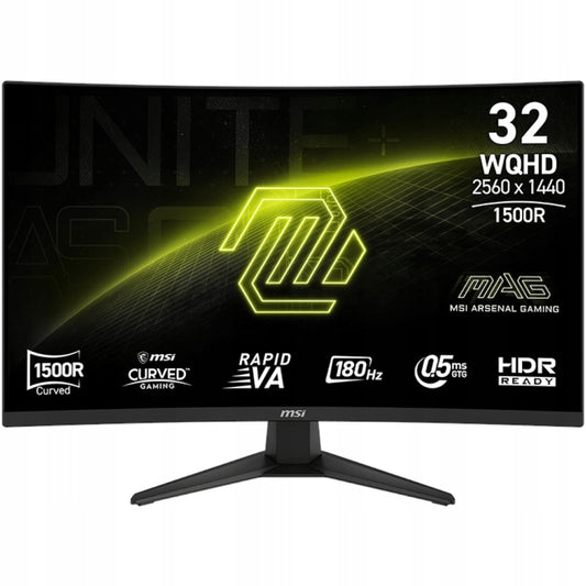 MSI Monitor 31,5 MSI MAG 321CQF E18 | 2560x1440 WQHD | 180Hz 0,5ms Rapid IPS(27 /Monitor 31)