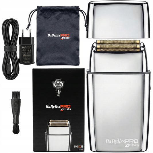 Golarka Foliowa BaBylissPRO FOILFX02 Srebrna FXFS2E Profesjonalna Podwójna